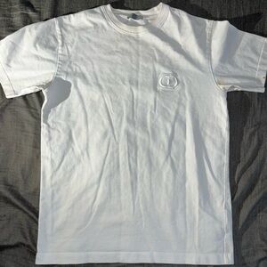 Dior White Logo Short Sleeve Tee